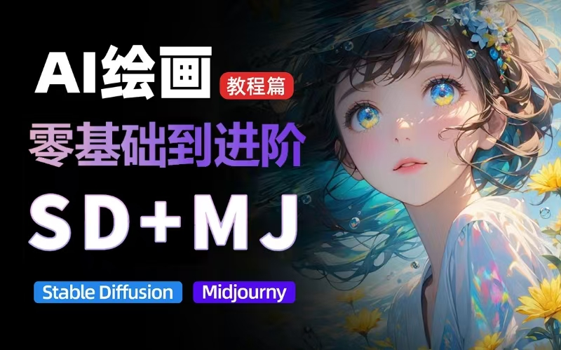 价值5000的AI 绘画教程，MJ和SD的全方面训练