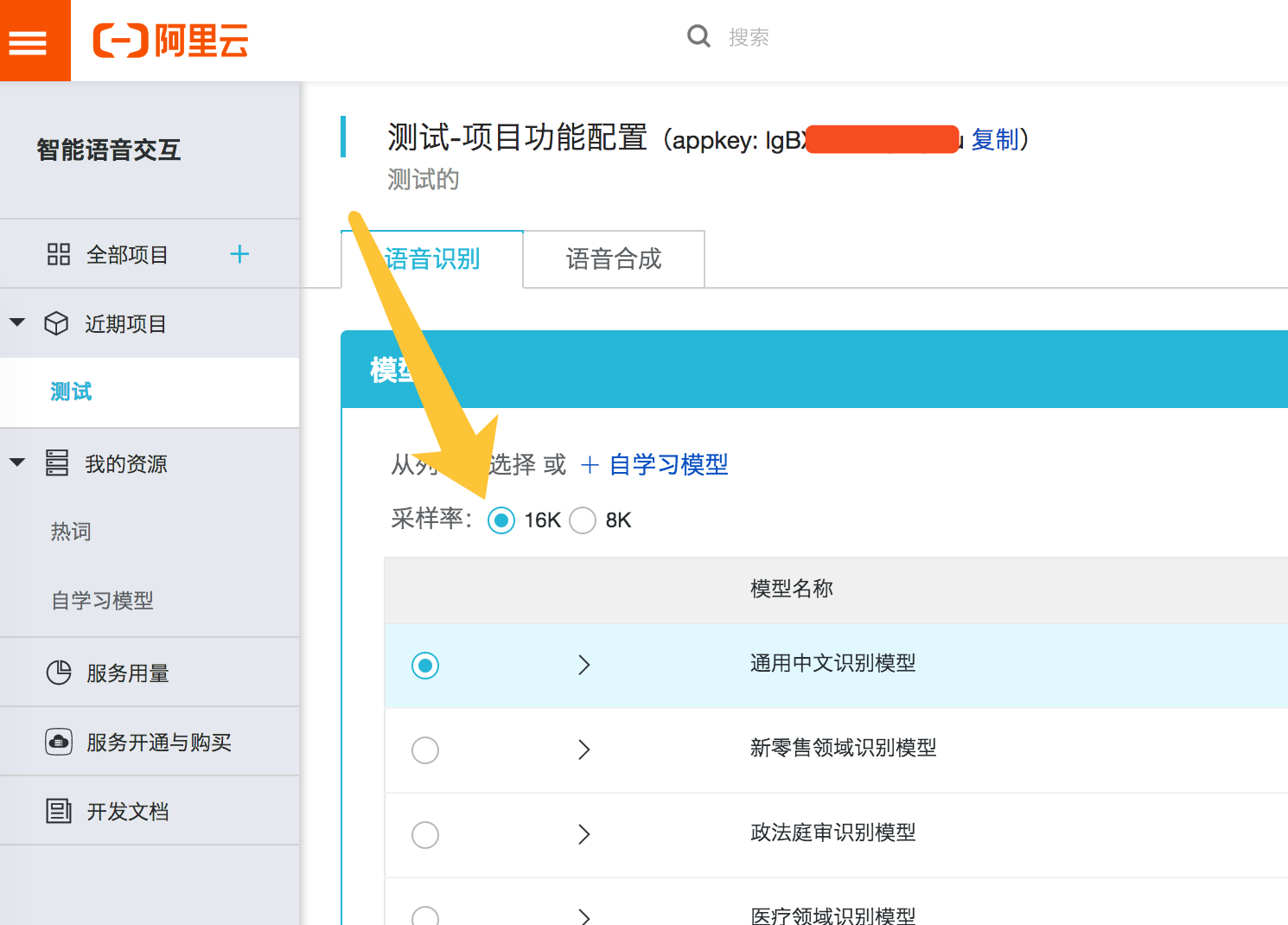借助于阿里云语音服务，实现的自动将语音转化为文本