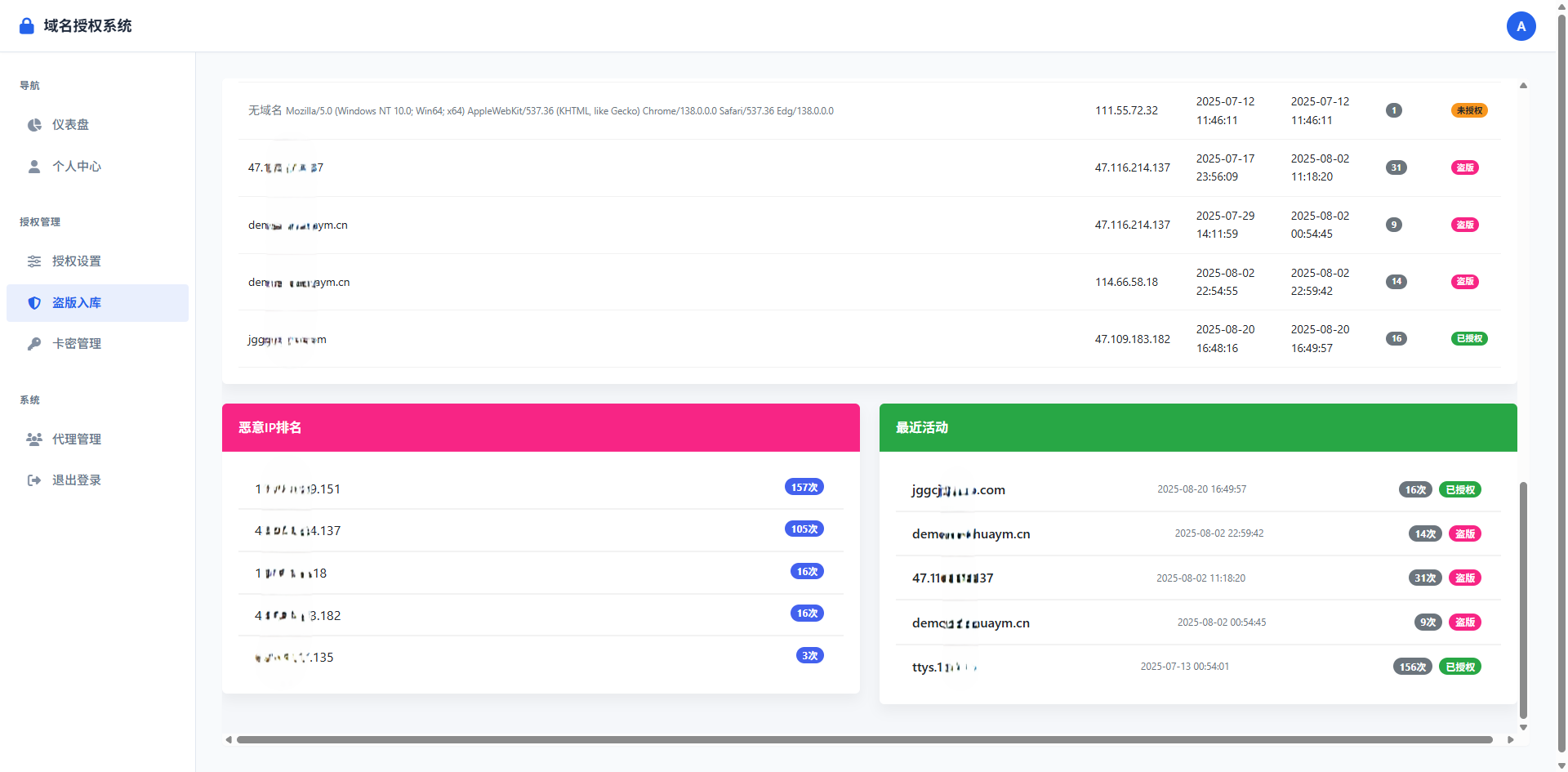 PHP域名授权验证系统1.2开源版