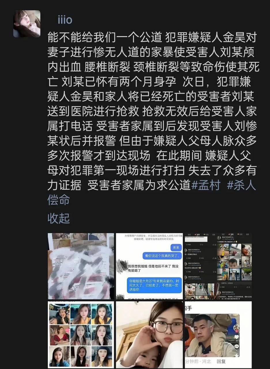 金昊杀妻 把怀孕3个月的媳妇家暴致死 822事件