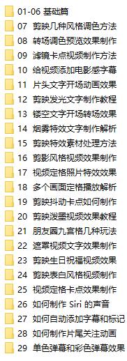剪映专业剪辑效速成班教程 从零开始学视频剪辑