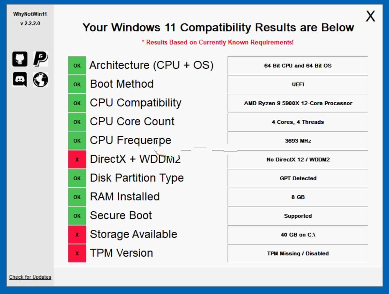 WhyNotWin11(win11检测工具)v2.7.0.0工具