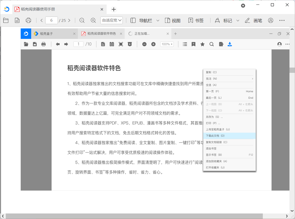 稻壳阅读器DocBoxv2.12.74绿色版