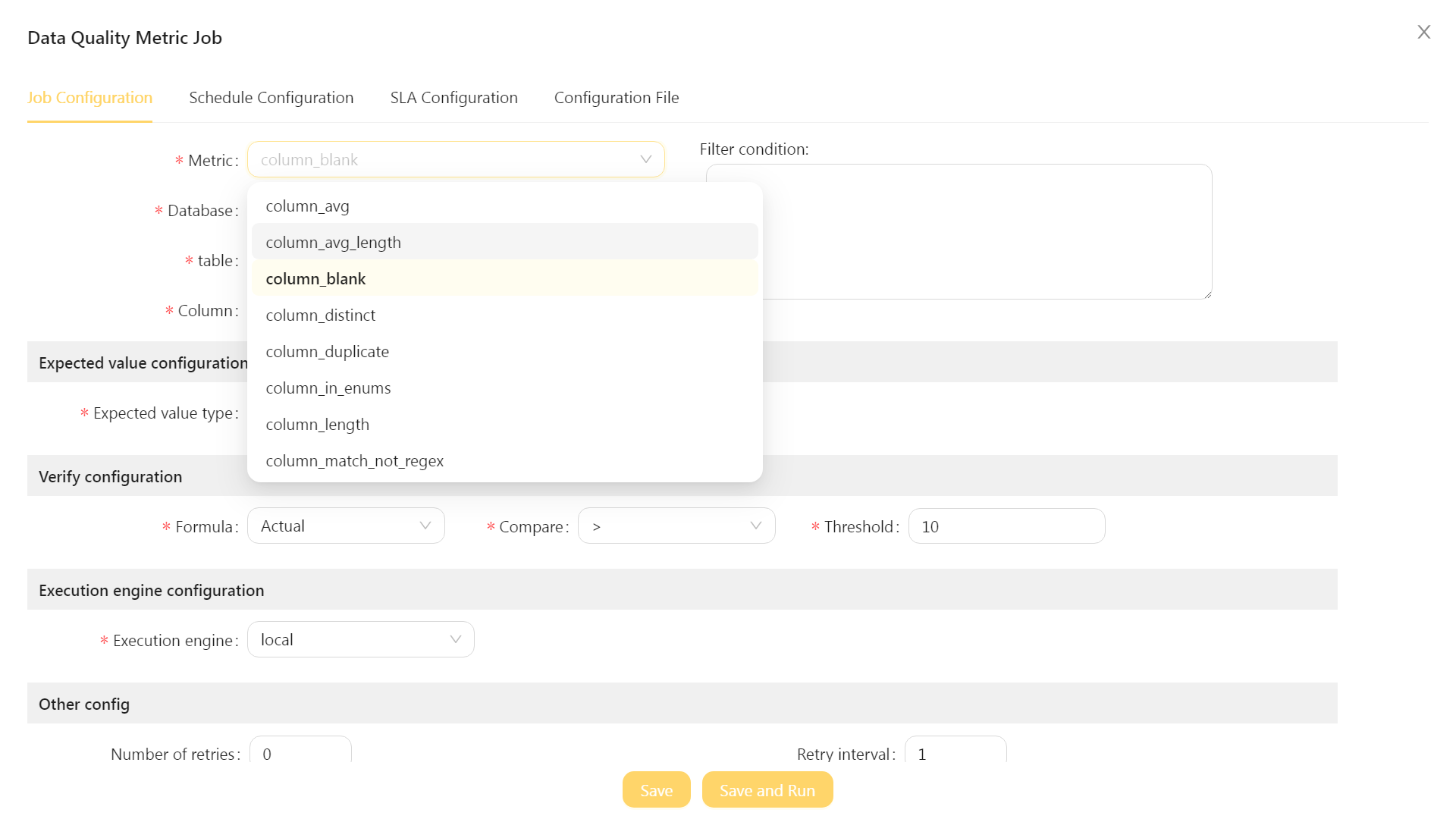 新一代数据可观测性系统，提供元数据管理和数据质量检查