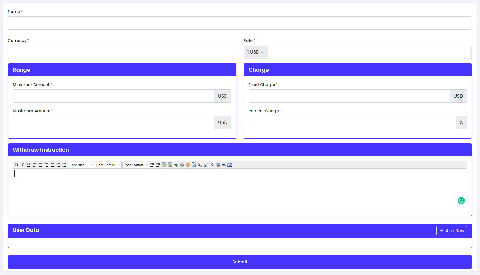 viserpay海外支付系统源码/国外支付接口 laravel后端框架