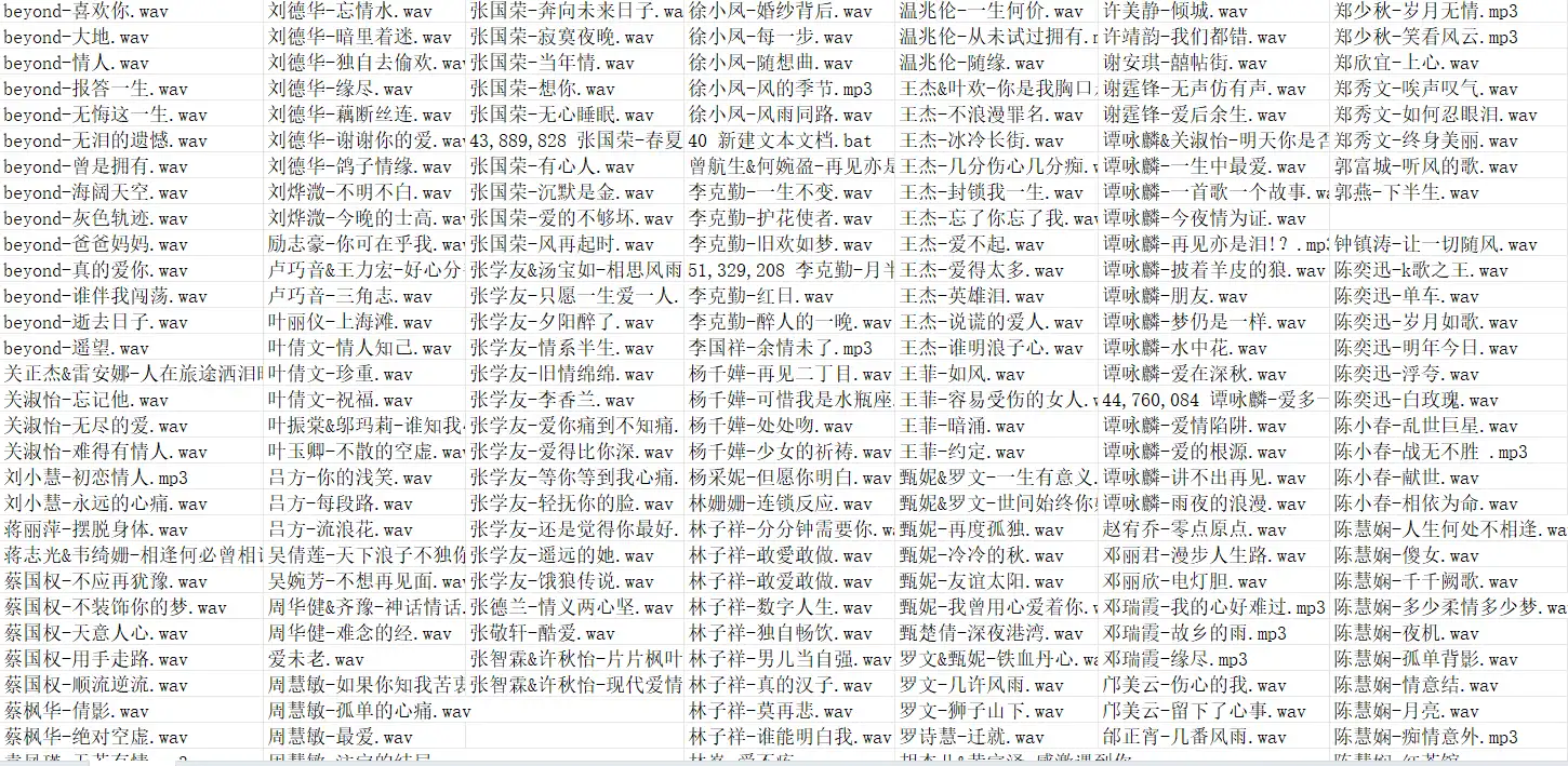 经典怀旧老歌无损音乐集