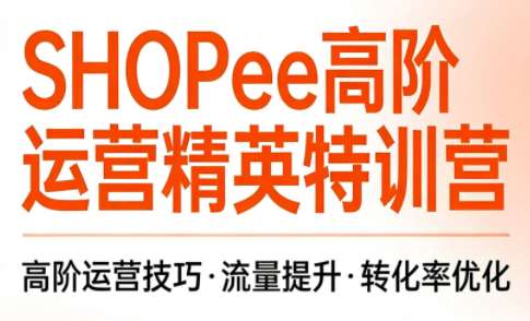 梦凡老师Shopee虾皮高阶运营精英特训营课