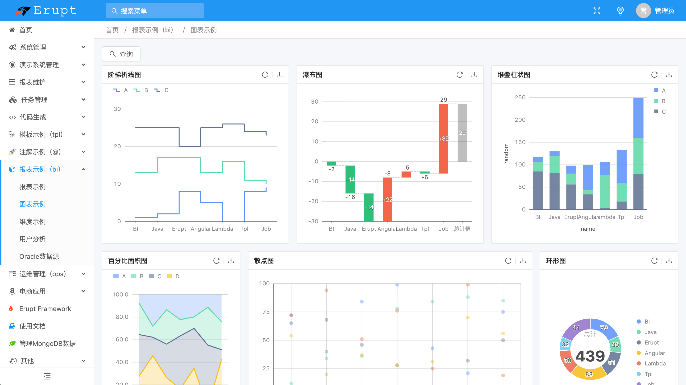 通用低代码框架，零前端代码，自动建表构建服务端多维表格