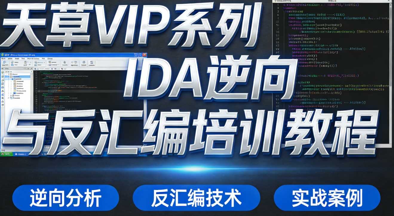 天草VIP系列IDA逆向与反汇编培训教程