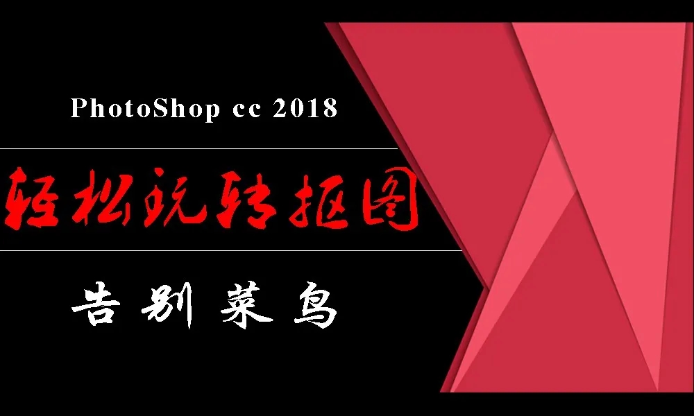 PhotoShop从菜鸟到高手！轻松玩转抠图课