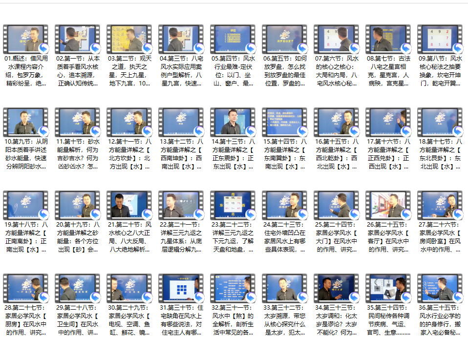 [阳宅]借用风水专家班 36集