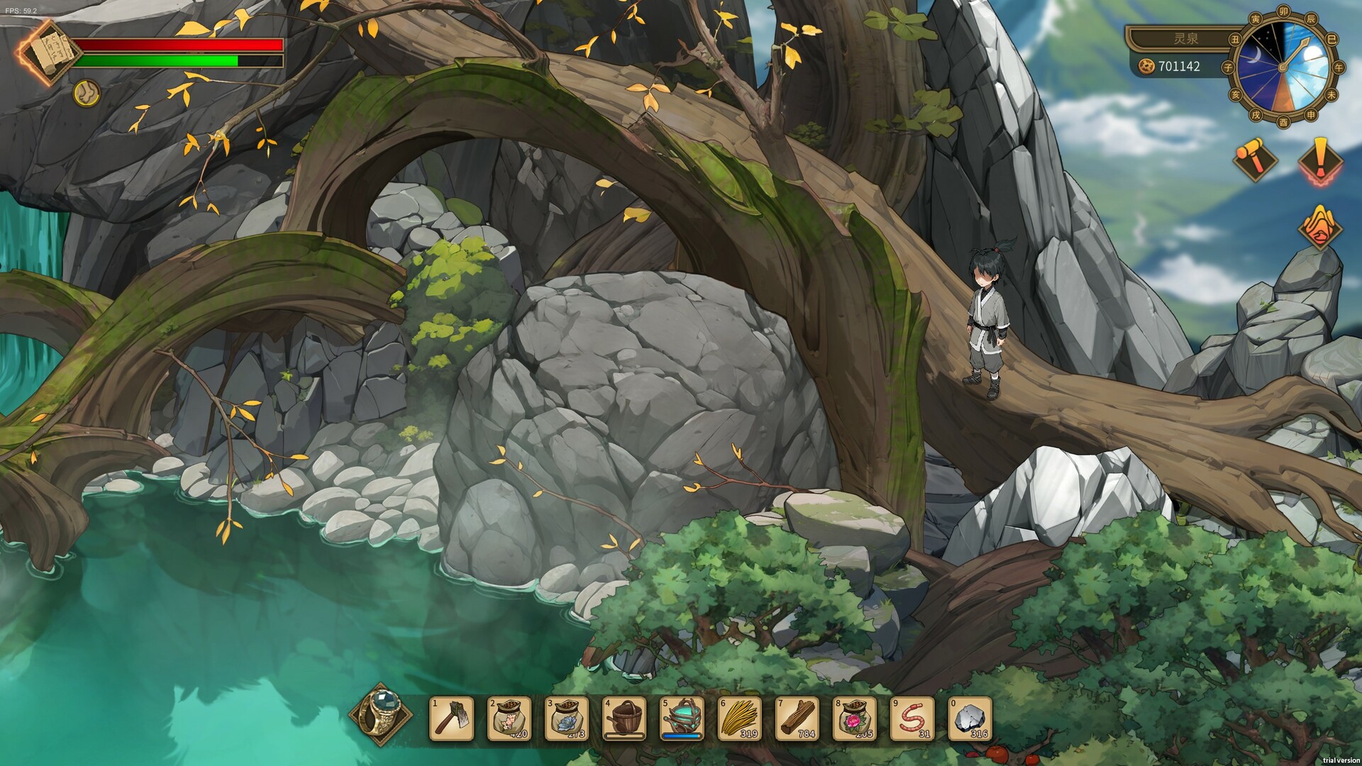 《修仙：但系统让我种田》冒险养成探索游戏