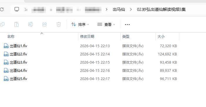 [出马仙]妙弘出道仙解读视频5集
