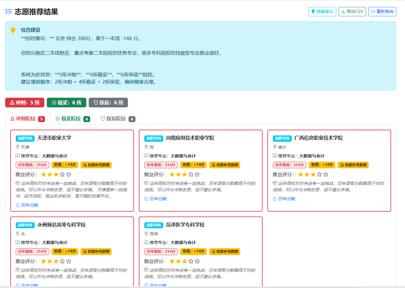 【高考志愿避坑】花几千块找专家，不如自己用这个工具查3遍（附真实截图） ... ... ...