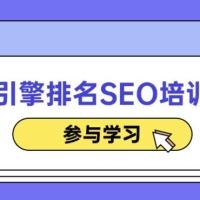 搜索引擎排名SEO培训课程