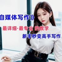 全网最全最细最专业的“AI自媒体写作”教学，新手小白秒变写作高手！