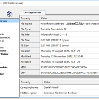 简单方便的pe工具软件CFF_Explorer