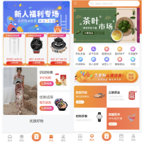 运营级电子商务商城PHP主题网站源码 H5+微信小程序+安卓客户端