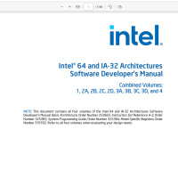 intel白皮书（2025-3-5 ）Combined Volume Set of Intel® 64 and IA-32 Architectures Software Developer’s Manuals