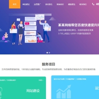 SEO优化网站服务官网模板，SEO优化排名官网源码