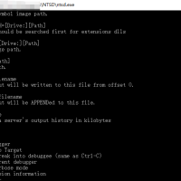 用户态进程调试工具ntsd