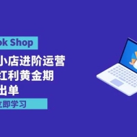 TikTok Shop 美区小店进阶运营，抢占红利黄金期~嘎嘎出单（7 节课）