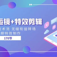 技术流 运镜+特效剪辑 运镜拍摄技术流 无缝衔接转场 后期特效制作-170节