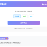 Typecho付费阅读插件XBinPay v1.1