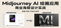 Midjourney AI绘画应用，关键词指令解析、漫画头像制作、海报设计、3D人物生成等