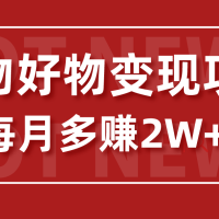 保姆级！得物好物变现项目，每月多赚2W+！