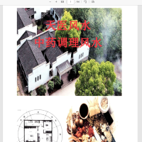 [阳宅]阳宅风水景物断《中草药布局 调理风水 天医风水》