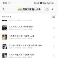 付费爽文短剧大合集共330部