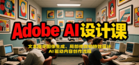 Adobe AI设计课：文本指令图像生成、局部修改和特效设计，AI驱动内容创作流程