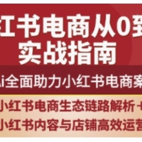 2025小红书电商全链路运营Ai全面助力小红书电商案例