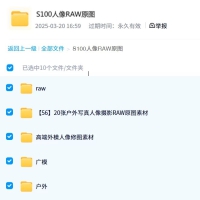 某鱼买的修图练手原图素材85G