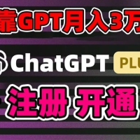 靠卖 ChatGPT 账号，4.0 代充，日入 1000+，精准引流，暴力变现