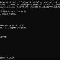 VC++中sqlcipher编译EXE和DLL[64位编译通过]