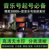 音乐号抖音起号情感伤感民谣MV开车视角流泪高清自媒体短视频素材