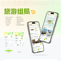 组局付费进群论坛社群旅游搭子系统小程序【仅前端代码】适合二开