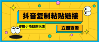 零撸小项目，只需复制广告链接即可轻松赚钱，20秒一条，轻松日收益几十几百元