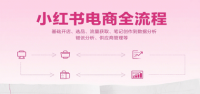 小红书电商全流程，基础开店、选品、流量获取、笔记创作到数据分析、供应商管理等