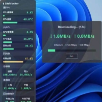 桌面硬件性能监控LiteMonitor v1.3.4绿色版