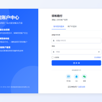 彩虹易支付新模板 一个易支付商户登录页模板