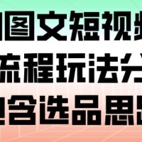 抖音AI图文短视频带货全流程包含选品思路