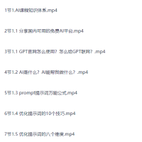 亚伦哥的AI实用课 (工作效率提升数倍) c实用课程教学合集【2.9G】