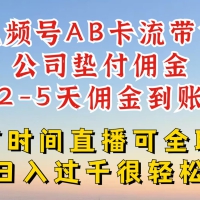 视频号独家AB卡流技术带货赛道，一键发布视频，就能直接爆流出单