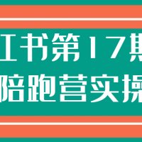 小红书第17期带货陪跑营实操课