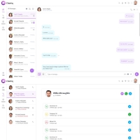 html源码 web网页聊天功能页面模板