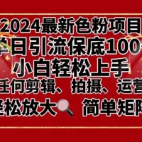 2024 最新换脸项目，小白轻松上手，单号单月变现 3W+，可批量矩阵操作放大