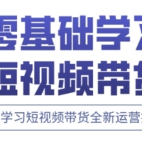 快手运营+高阶剪辑实战课0到1带货全新运营技巧